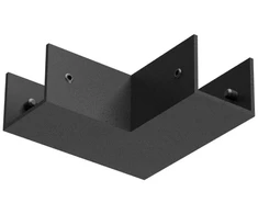 Linijinės sistemos XFORT bėgelio kampinis sujungimas, juodas, FRT01C90 SBK