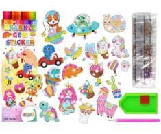 Lean Toys Deimantinis Siuvinėjimo Lipdukų Rinkinys