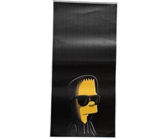 Lipdukas ant Automobilio Statramsčio Bart Simpson ( B-Pillar Sticker )