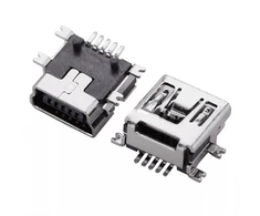 Lituojamas Lizdas Mini USB SMD 5 Pin