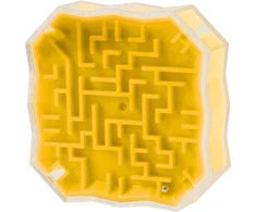 Loginis žaidimas – labirintas su kamuoliuku, 5 × 5 × 2 cm