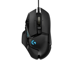 Ausinės Logitech G502 Gaming HERO EU Pelė 910-005471 (optinis; 16000 DPI; juodas)