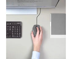 Logitech M100 juoda pelė