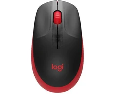 LOGITECH M190 raudona pelė