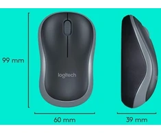 Logitech MK270 Membraninė klaviatūra 920-004508 (USB (2.4 GHz belaidis ryšys); juoda)