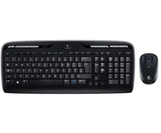 Logitech MK330 Combo Belaidė klaviatūra + pelė, US INT, Juoda