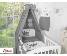 Bobono Lovos stogelis vaikams Little Prince/Princess, antracito spalvos