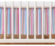 Lovytės sijonas 120 × 60 cm su alyvinėmis juostelėmis