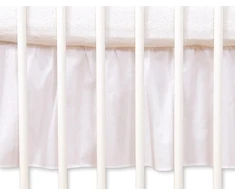 Lovytės sijonas Hanging Hearts, baltas, 120x60 cm