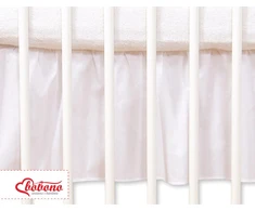 Lovytės sijonas Hanging Hearts, baltas, 120x60 cm