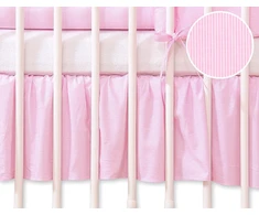 Lovytės sijonas Hanging Hearts rožinis 140x70 cm