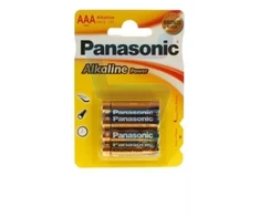 LR03 PANASONIC AAA baterijos, 4 vnt. lizdinėje pakuotėje