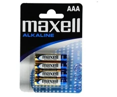 LR6 MAXELL AA baterijos, 4 vnt. lizdinė pakuotė