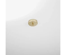 Lubinė bazė 1 PIREX pakabinamam šviestuvui, aukso spalvos metalo, 10 cm