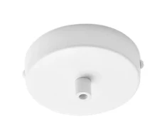 Lubinė bazė 1 PIREX pakabinamam šviestuvui, balto metalo, 10 cm