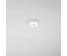 Lubinė bazė 1 PIREX pakabinamam šviestuvui, balto metalo, 10 cm