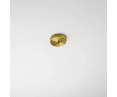 Lubinė bazė 1 PIREX pakabinamam šviestuvui, poliruoto metalo, 10 cm