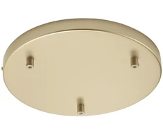 Lubinė bazė 3 PIREX pakabinamiems šviestuvams, aukso spalvos metalo, 32 cm