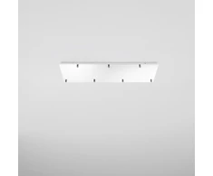 Lubinė bazė 7 PIREX pakabinamiems šviestuvams, chromuoto metalo, 87x28 cm