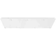 Lubinė bazė 7 PIREX pakabinamiems šviestuvams, balto metalo, 87x28 cm