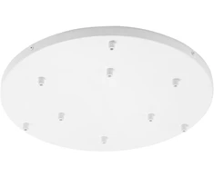 Lubinė bazė 9 PIREX pakabinamiems šviestuvams, balto metalo, 52 cm