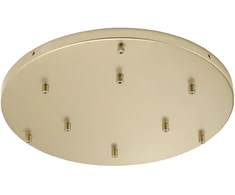 Lubinė bazė 9 PIREX pakabinamiems šviestuvams, aukso spalvos metalo, 52 cm