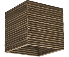 Lubinis šviestuvas CARDBOARD, E27, rudas