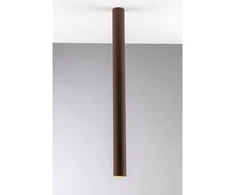 Lubinis šviestuvas FLUKE, bronzos sp., 1xGU10