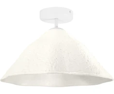 Lubinis šviestuvas LOTUS LEAF, E27, baltas
