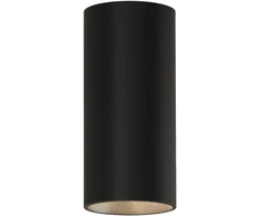 Lubinis šviestuvas PIPE, GU10, juodas, P3986080N