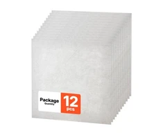 VEVOR 605x605 mm PVC pakabinamos lubų plokštės (12 vnt.)