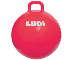 LUDI šokinėjimo kamuolys, raudonas 55 cm