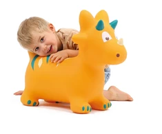 LUDI šokliukas, geltonas dinozauras