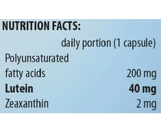 Lutein Extra 40 mg 30 kapsulių - akių sveikatos papildas