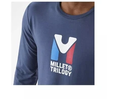M Chamonix Tri Ts Ls marškinėliai tamsiai mėlyni Millet