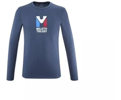 M Chamonix Tri Ts Ls marškinėliai tamsiai mėlyni Millet