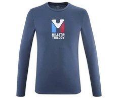 M Chamonix Tri Ts Ls marškinėliai tamsiai mėlyni Millet