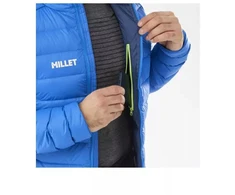 M Kamet pūkinė striukė su gobtuvu mėlyna MILLET