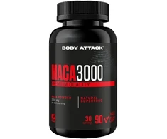 Maca kapsulės Body Attack Maca 3000 90 kapsulių