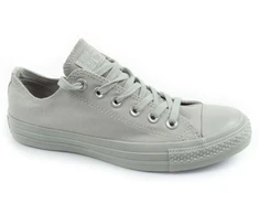 Madingi ir patogūs pilki moteriški Converse Chuck Taylor All Star laisvalaikio bateliai