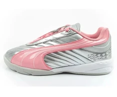Madingi jaunimo sportiniai bateliai Puma V-S2 Goalgetter, sidabriniai