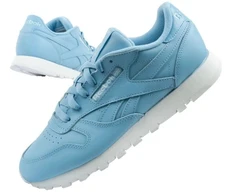 Madingi odiniai moteriški Reebok laisvalaikio bateliai Classic, mėlyni