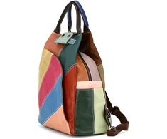 Magic Bags Wzorzysty damski plecak skórzany su wzorem mozaiki Pojemny