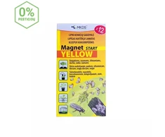 Magnet start yellow (7x14cm) baltasparnių, blakučių, amarų gaudyklės, 12 vnt