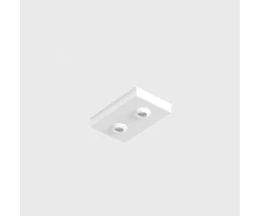 Magnetinės sistemos bėgelio MINI_LINE 42 mechaninis sujungimas, baltas