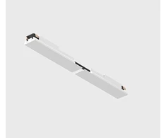Magnetinės sistemos bėgelio MINI_LINE 42 lankstus elektrinis sujungimas, 42V, baltas