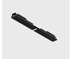 Magnetinės sistemos bėgelio MINI_LINE 42 lankstus elektrinis sujungimas, 42V, juodas