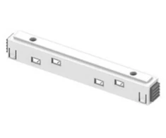 Magnetinės sistemos bėgelio OPTONICA S35/R35/R35B tiesus sujungimas, baltas
