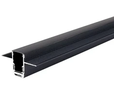 Magnetinės sistemos bėgelis OPTONICA R15B, juodas, 2m