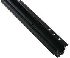 Magnetinės sistemos DAVINCI įmontuojamas bėgelis, juodas, 2m